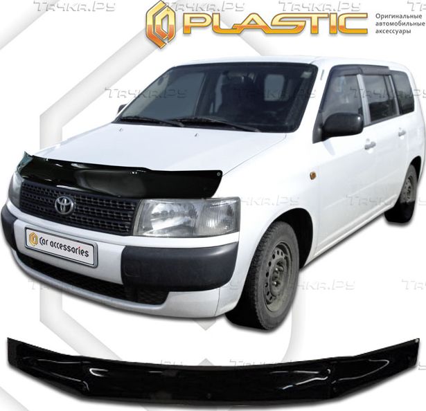 Дефлектор СА Пластик для капота (Classic черный) Toyota Probox 2002-2014. Артикул 2010010101596