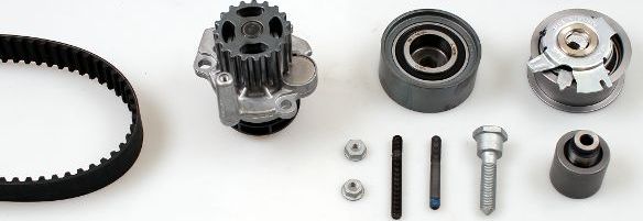 Помпа (водяной насос) с комплектом ремня ГРМ Hepu для SEAT Altea I 2004-2015. Артикул PK06542