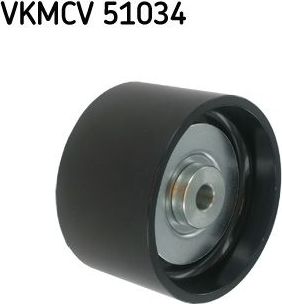 Направляющий (ведущий) ролик приводного поликлинового ремня SKF. Артикул VKMCV 51034