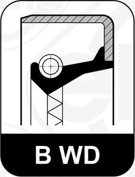 Сальник, уплотнительное кольцо Elring (FPM (Fluor-Kautschuk)) внутренний для Mercedes-Benz SK 1987-1996. Артикул 008.680
