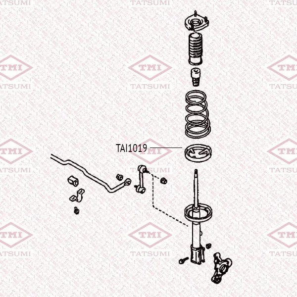 Проставка пружины (Tatsumi). Артикул TAI1019