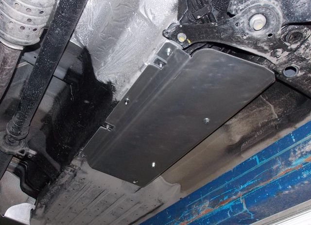 Защита алюминиевая Alfeco для топливопровода Kia Sportage IV 2016-2026. Артикул ALF.10.38 AL4