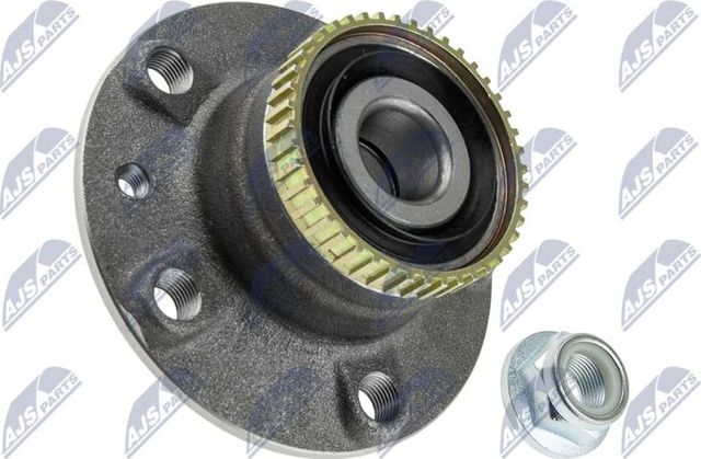 Ступица колеса с интегрированным подшипником NTY задняя для Renault Laguna I 1993-2001. Артикул KLT-RE-011