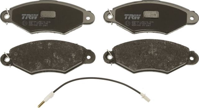 Тормозные колодки TRW COTEC передние для Renault Kangoo I 1997-2009. Артикул GDB1402