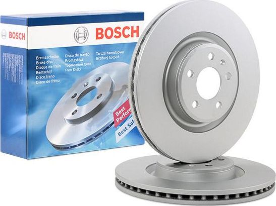 Тормозной диск Bosch передний для Audi Q5 I (8R) 2008-2017. Артикул 0 986 479 747