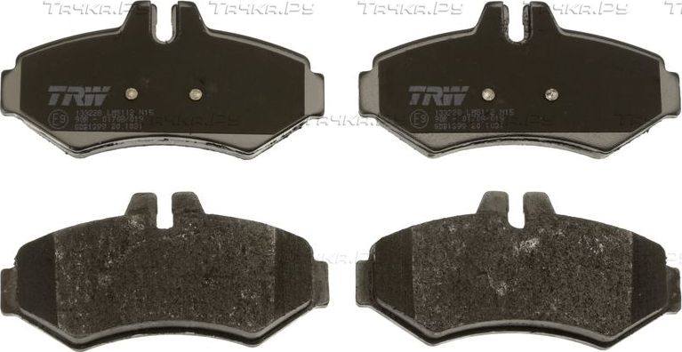 Тормозные колодки TRW COTEC задние для PUCH G-modell W460 1979-1991. Артикул GDB1399