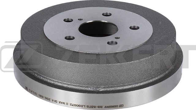 Тормозной барабан Zekkert задний для Toyota Camry 10 (V10, XV10) 1991-1996. Артикул BS-6578