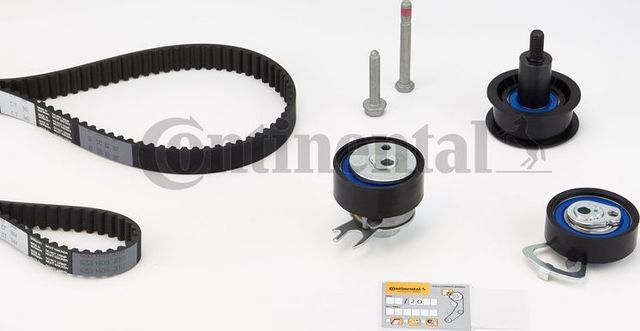 Ремень ГРМ с роликами (комплект) ContiTech для Volkswagen Polo V 2009-2014. Артикул CT957K3