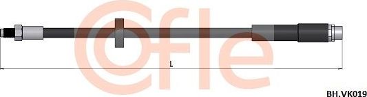 Тормозной шланг Cofle. Артикул 92.BH.VK019