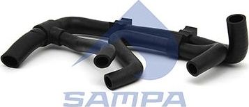 Патрубок радиатора (системы охлаждения) Sampa для Scania P 2003-2015. Артикул 043.414