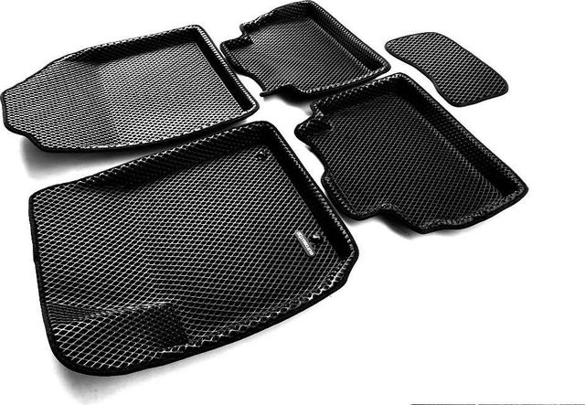 Коврики Euromat 3D EVA для салона Kia Soul III SK 2019-2026. Артикул EM3DEVA-002907