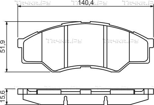 Тормозные колодки Bosch. Артикул 0 986 494 425