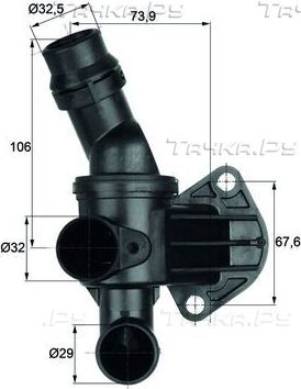 Термостат Mahle Behr для Audi TT II (8J) 2007-2014. Артикул TI 6 80