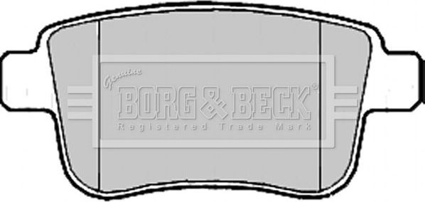 Тормозные колодки Borg & Beck. Артикул BBP2185