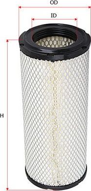 Воздушный фильтр Sakura. Артикул A-7003