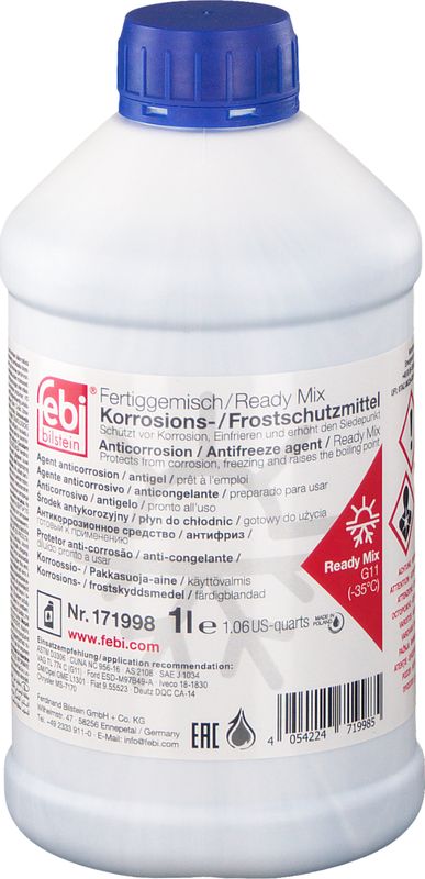 Антифриз Febi Bilstein для Alfa Romeo 159 2009-2011. Артикул 171998