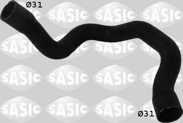 Патрубок радиатора (системы охлаждения) Sasic верхний для Volkswagen Passat B6 2005-2010. Артикул 3406059