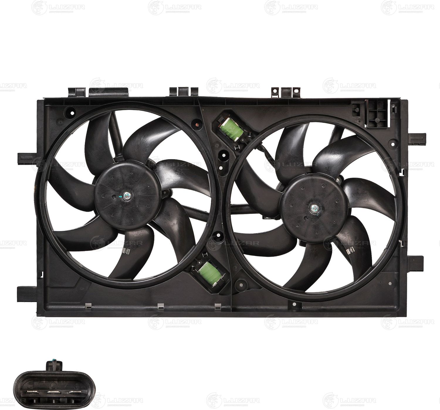 Вентилятор радиатора двигателя Luzar. Артикул LFK 2104