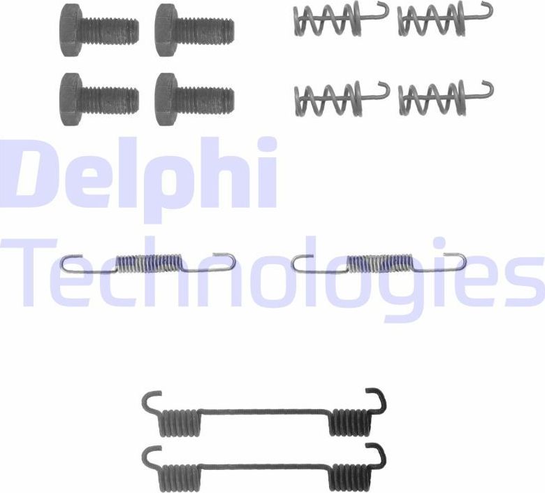 ЗАЖИМ ТОРМОЗНЫХ КОЛОДОК Delphi. Артикул LY1104