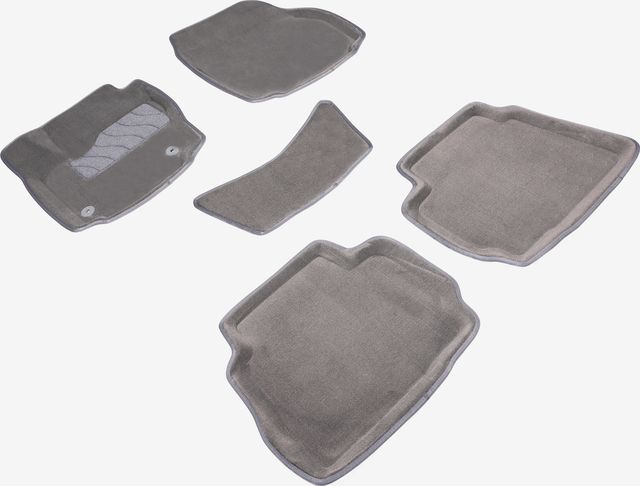 Коврики Seintex 3D ворсовые для салона Ford Mondeo IV 2010-2014 Серые. Артикул 89101