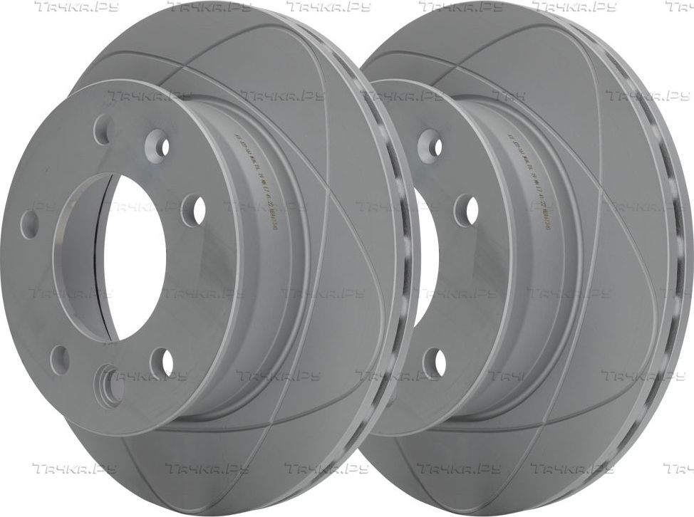 Тормозной диск ATE PowerDisc передний для Volkswagen LT II 1996-2006. Артикул 24.0322-0161.1