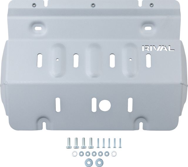 Защита алюминиевая Rival для радиатора Tank 300 4WD АКПП 2023-н.в.. Артикул 333.4801.1.6