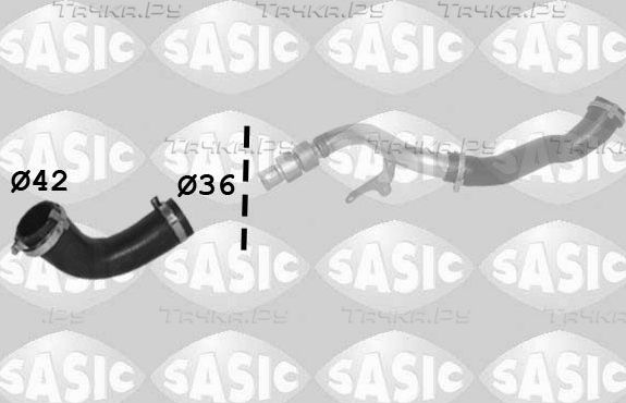 Патрубок интеркулера Sasic. Артикул 3336318