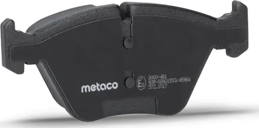 Колодки тормозные передние к-кт (Metaco). Артикул 3000481