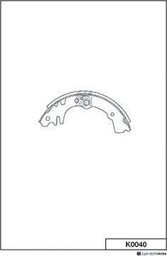 Тормозные колодки MK Kashiyama. Артикул K0040