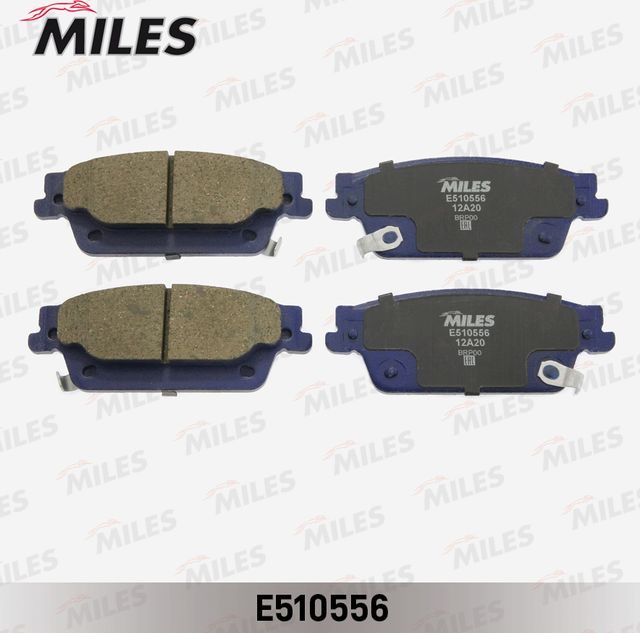 Тормозные колодки Miles (Керамика) задние для Cadillac SRX I 2003-2009. Артикул E510556