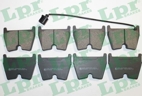 Тормозные колодки LPR передние для Audi A3 III (8V) 2015-2026. Артикул 05P2172