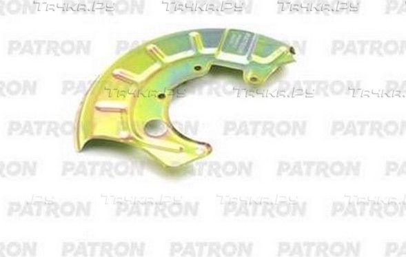 Кожух (щиток) тормозного диска Patron передний левый для Volkswagen Vento 1991-1998. Артикул PBS012