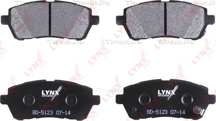 Тормозные колодки LYNXauto передние для Suzuki Swift V 2017-2026. Артикул BD-5123