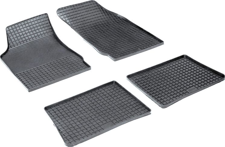 Коврики резиновые Seintex с узором сетка для салона Renault Symbol II 2008-2013. Артикул 00478