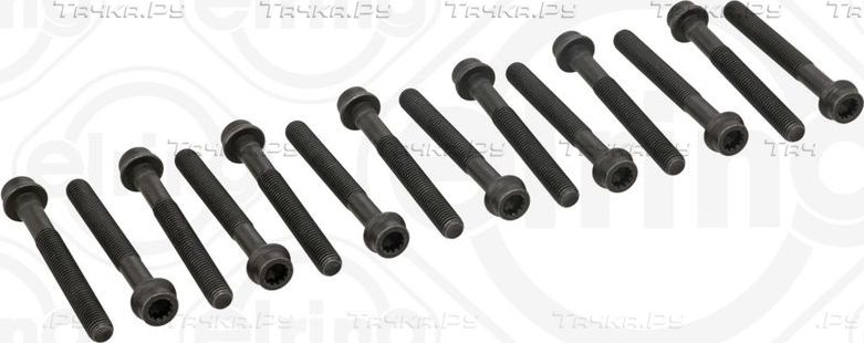 Комплект болтов ГБЦ Elring для PUCH G-modell W463 1989-1993. Артикул 819.965