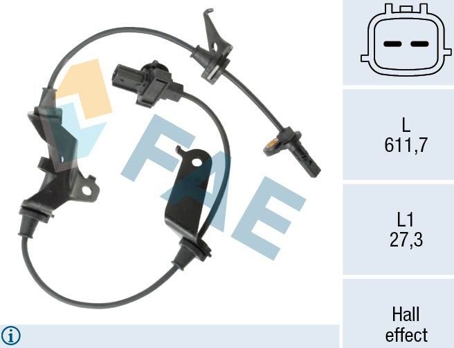 Датчик ABS FAE. Артикул 78630