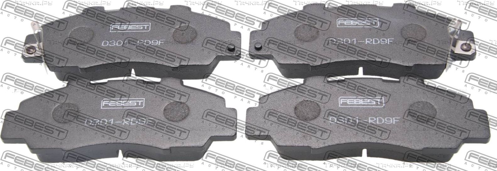 Тормозные колодки Febest передние для Honda Legend III 1996-2004. Артикул 0301-RD9F