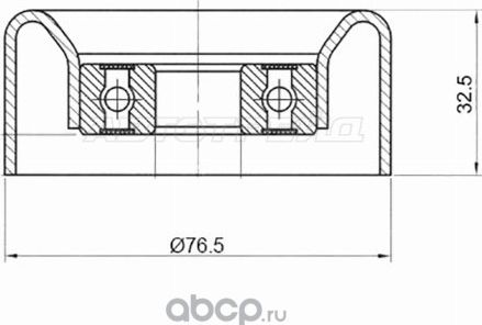 РОЛИК НАТЯЖИТЕЛЯ ПРИВОДНОГО РЕМНЯ HYUNDAI STAREXK (SAT). Артикул ST252864A000