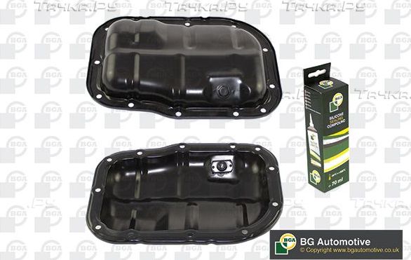Масляный поддон картера двигателя BGA для Toyota Avensis III 2008-2018. Артикул SP9104