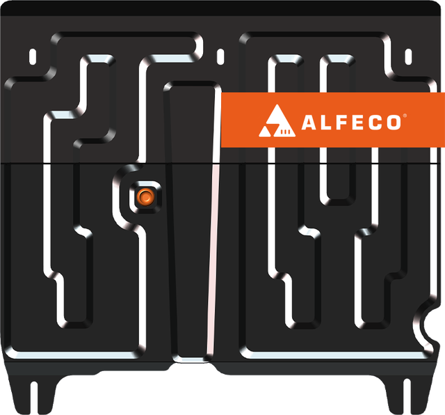Защита Alfeco для картера и КПП Lifan Smily 2011-2014. Артикул ALF.35.04 st
