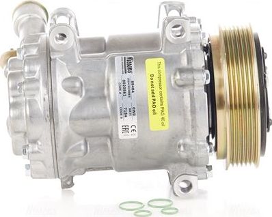 Компрессор кондиционера Nissens ** FIRST FIT ** для Citroen C5 II 2008-2017. Артикул 89404
