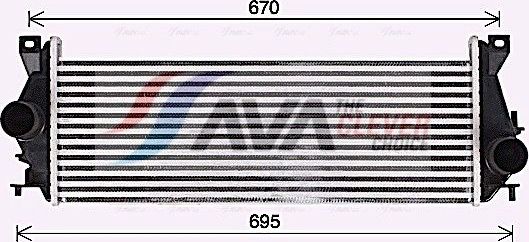 Интеркулер AVA. Артикул AU4338