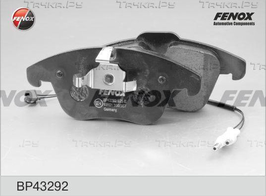 Тормозные колодки Fenox передние для Audi TT I (8N) 2003-2006. Артикул BP43292