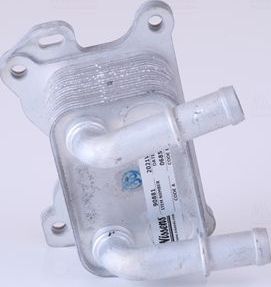 Радиатор масляный (маслоохладитель) для двигателя Nissens (алюминий) для Renault Twingo III 2014-2026. Артикул 90881