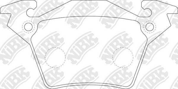 Тормозные колодки NiBK. Артикул PN0141
