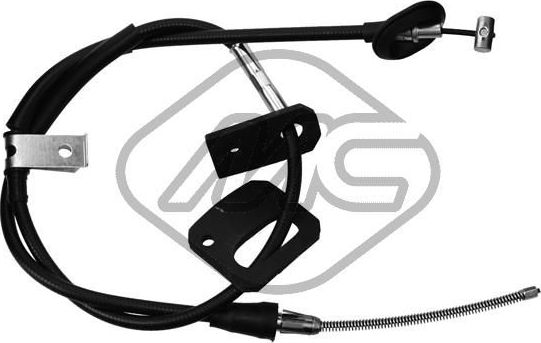 Трос ручника (тросик ручного тормоза) Metalcaucho левый для Suzuki Vitara I 1988-1999. Артикул 80438