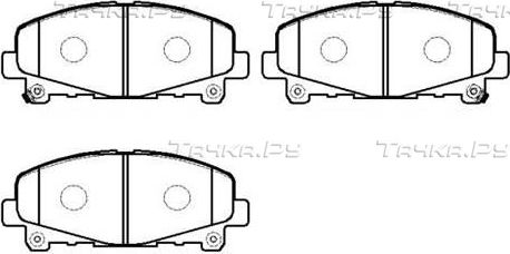 Тормозные колодки HSB. Артикул HP9930