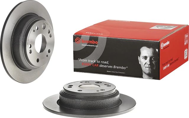 Тормозной диск Brembo UV Coated задний для Honda Accord VII 2003-2008. Артикул 08.B653.11