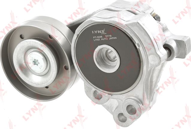 Натяжной ролик (натяжитель) приводного клинового зубчатого ремня LYNXauto. Артикул PT-3236