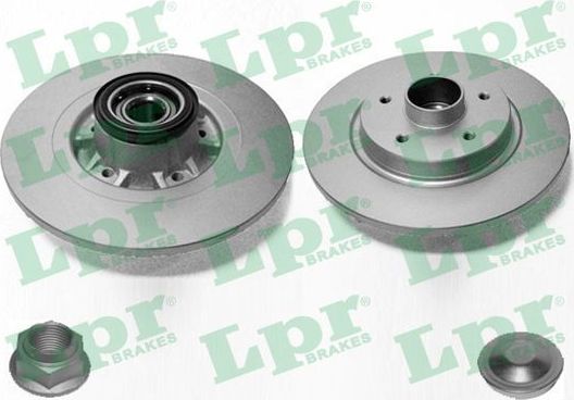Тормозной диск LPR LPR HUB BRAKE DISC LINE - FULL COATED. Артикул R1070PRCA
